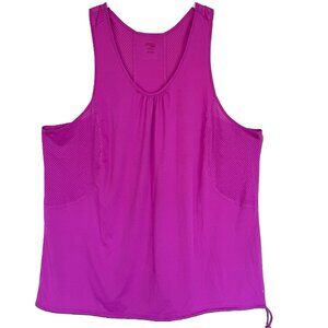 Danskin Now 4X (26W-28W) NEON PURPLE Racerback Tank Top